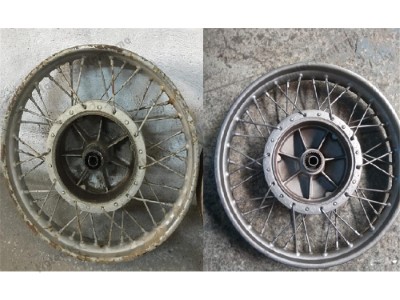MOTORSİKLET JANTI HATEMLER KUMLAMA TARAFINDAN KUMLANMIŞTIR.